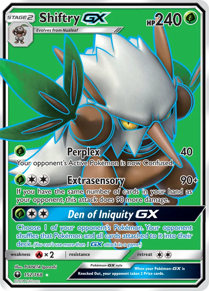 Shiftry-GX #152, Celestial Storm