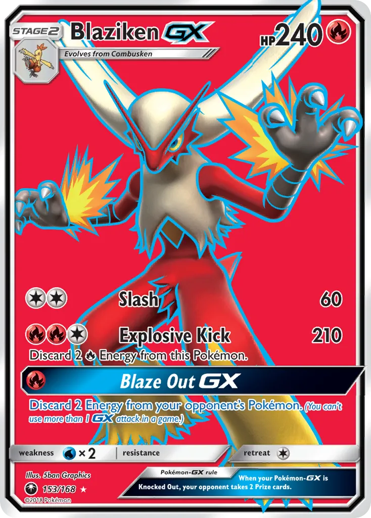 Blaziken-GX #153, Celestial Storm