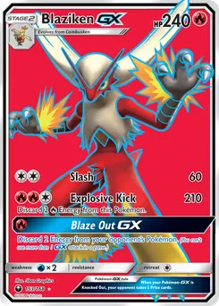 Blaziken-GX #153, Standard