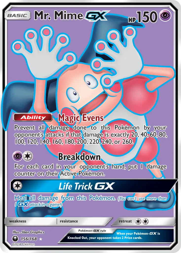Mr. Mime-GX #156, Celestial Storm