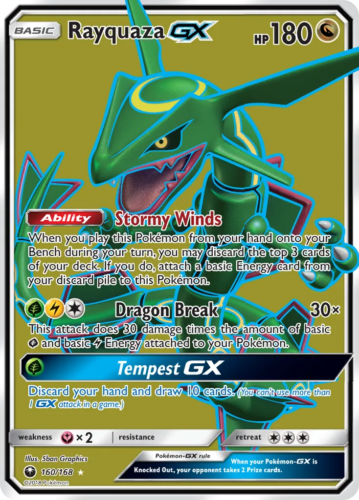 Rayquaza-GX #160, Celestial Storm