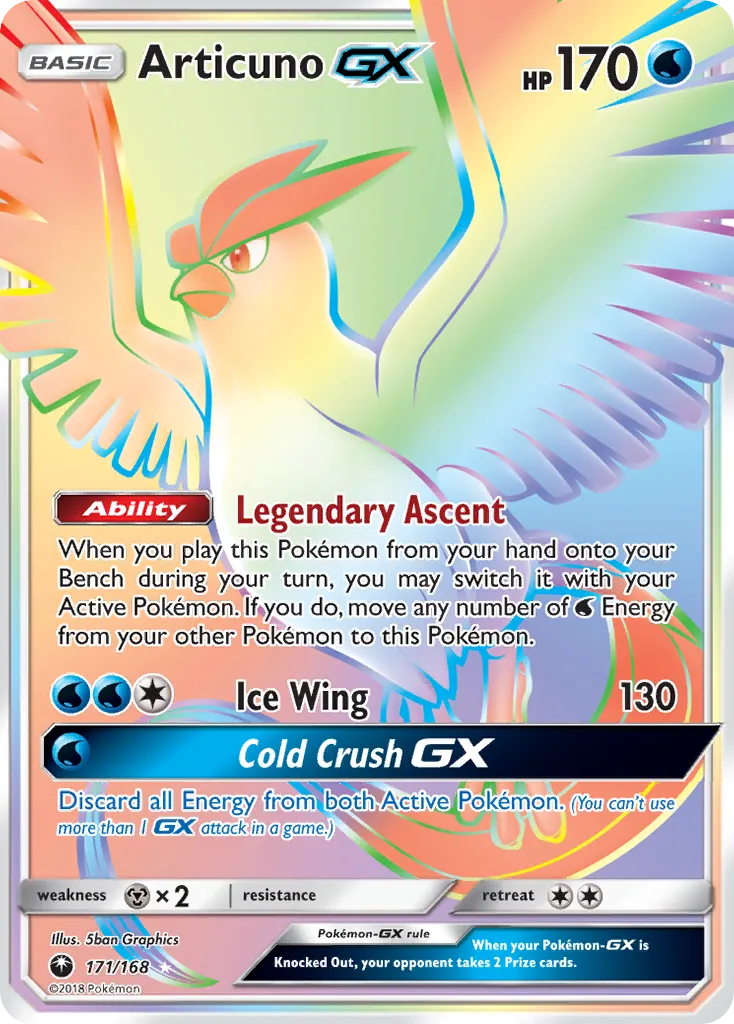 Articuno-GX #171, Celestial Storm Secret