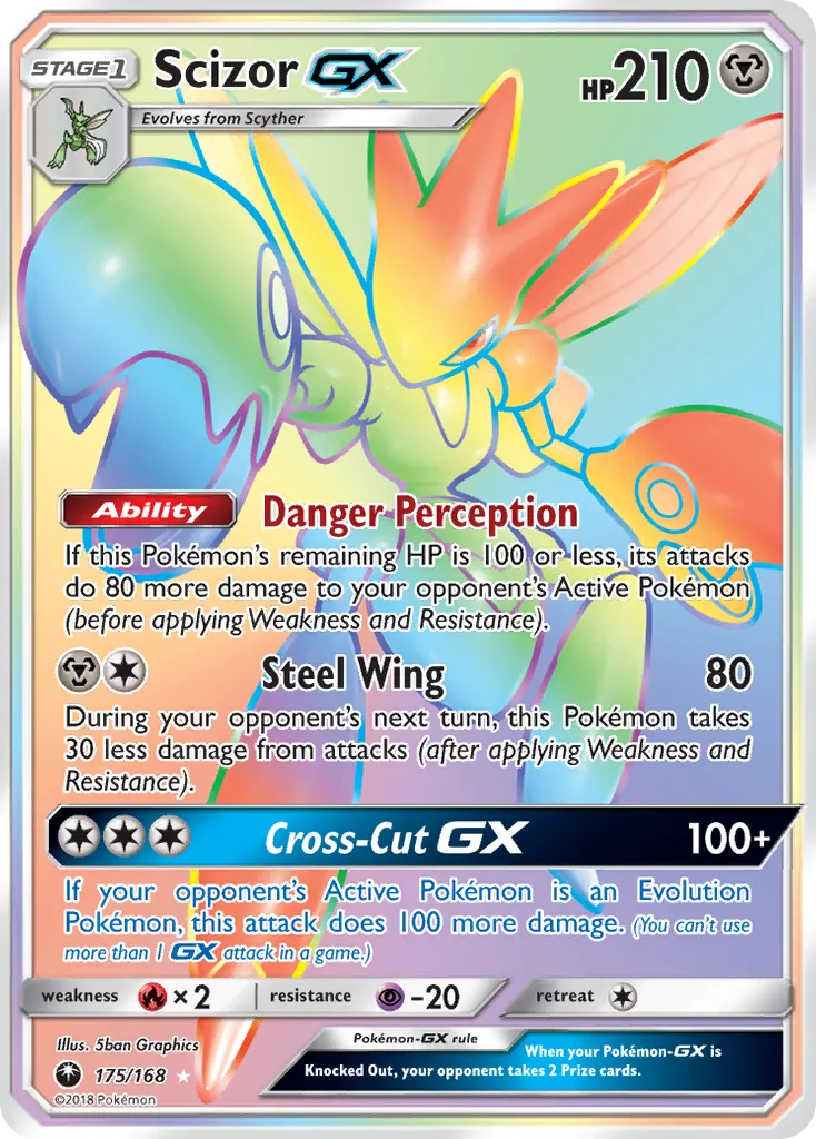 Scizor-GX #175, Celestial Storm Secret