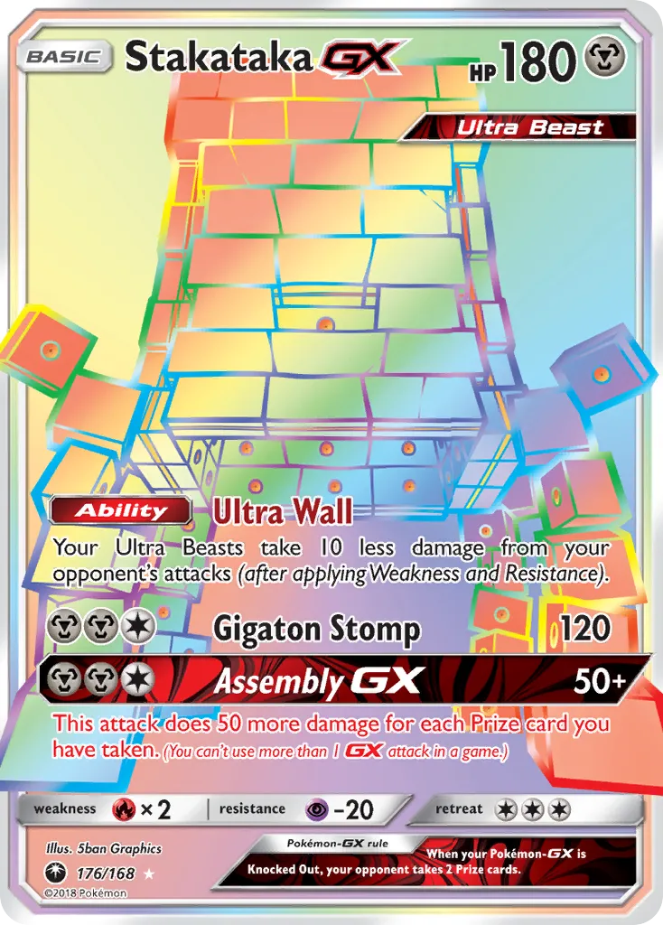 Stakataka-GX #176, Celestial Storm Secret