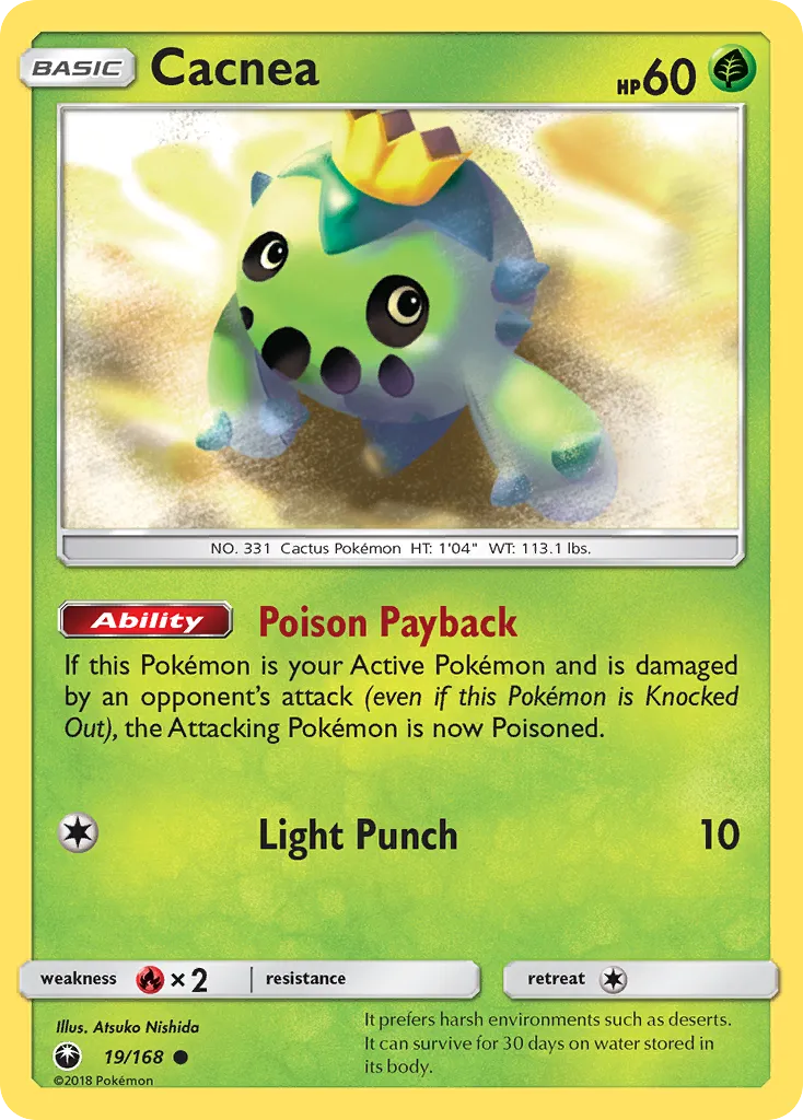 Cacnea #19, Celestial Storm Reverse Foil