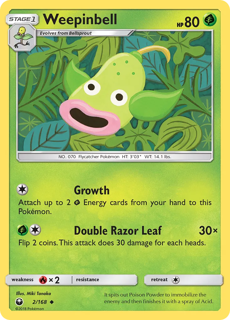 Weepinbell #2, Celestial Storm Reverse Foil