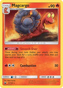 Magcargo #24, 4th Place Pokemon League