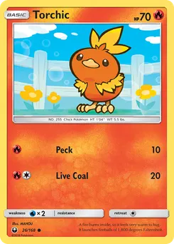Torchic #26, Reverse Foil