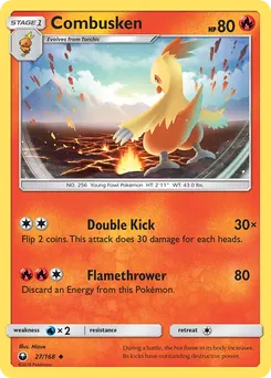 Combusken #27, Reverse Foil