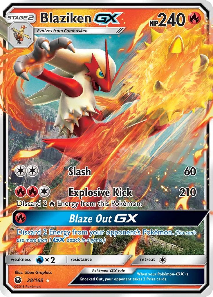 Blaziken-GX #28, Celestial Storm