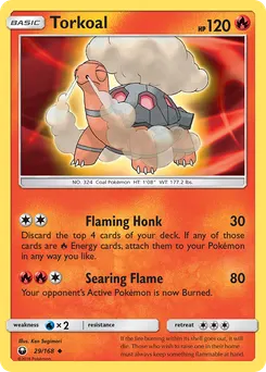 Torkoal #29, Reverse Foil