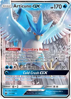 Articuno-GX #31, Standard