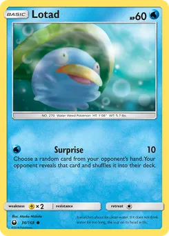 Lotad #36, Reverse Foil