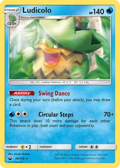 Ludicolo #38, Reverse Foil