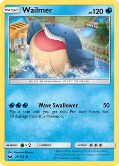 Wailmer #39, Reverse Foil