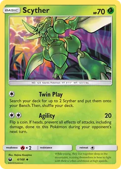 Scyther #4, Reverse Foil