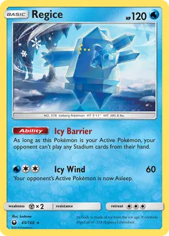 Regice #45, Reverse Foil