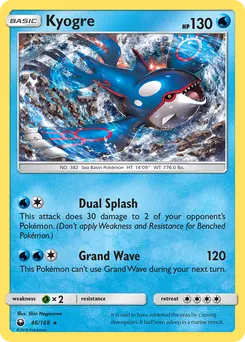Kyogre #46, Reverse Foil