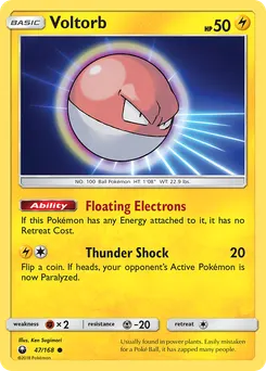 Voltorb #47, Reverse Foil