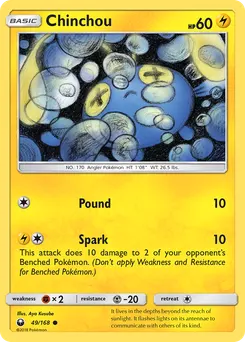 Chinchou #49, Reverse Foil