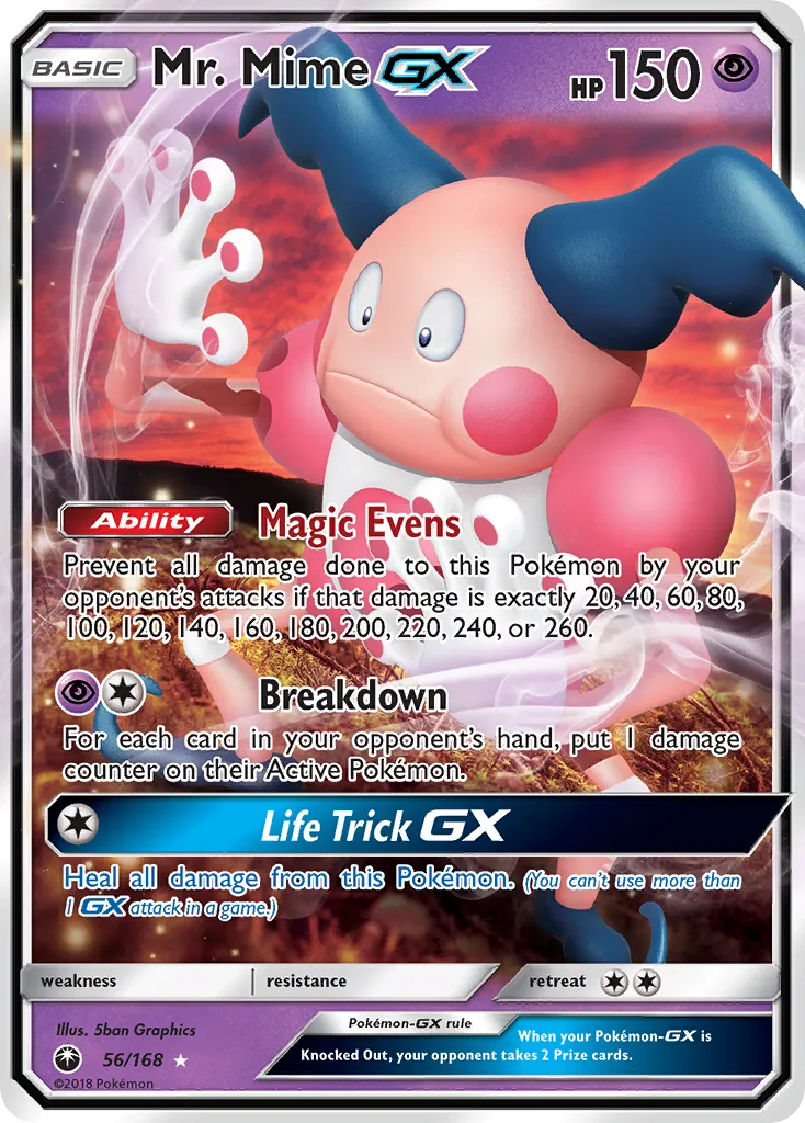 Mr. Mime-GX #56, Celestial Storm