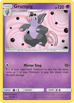 Grumpig #60, Celestial Storm