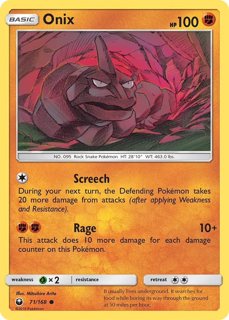 Onix #71, Celestial Storm Reverse Foil