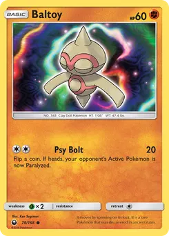Baltoy #78, Celestial Storm