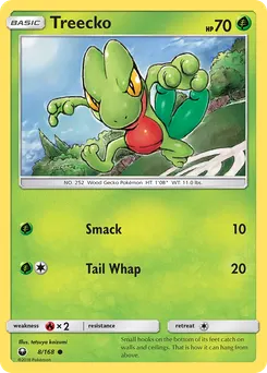 Treecko #8, Reverse Foil