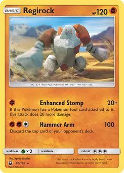 Regirock #80, Celestial Storm