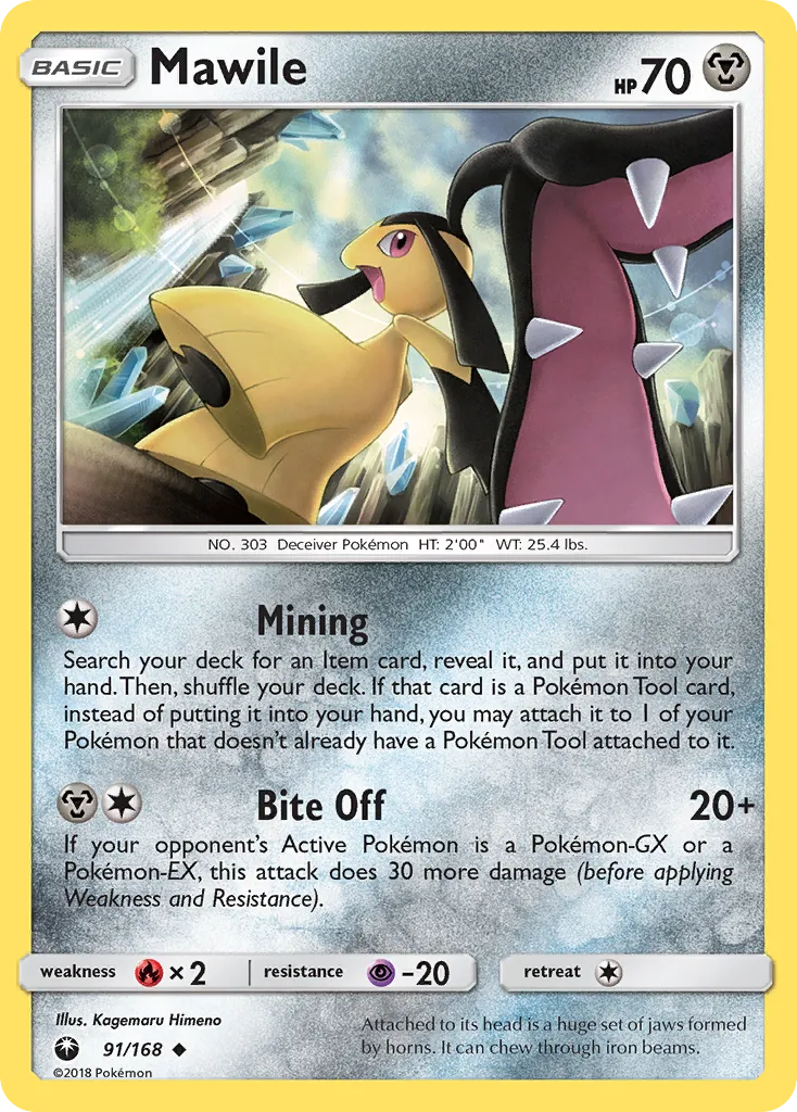 Mawile #91, Celestial Storm Reverse Foil