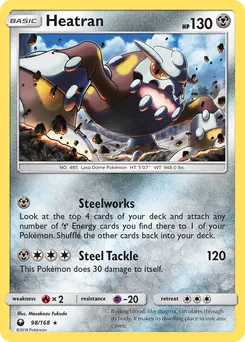 Heatran #98, Standard