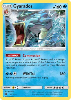 Gyarados #20, Reverse Foil