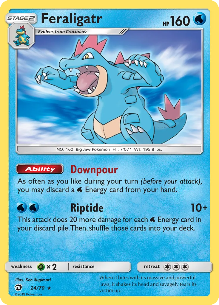 Feraligatr #24, Dragon Majesty