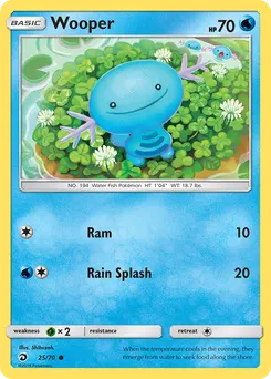 Wooper #25, Reverse Foil