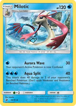 Milotic #29, Reverse Foil