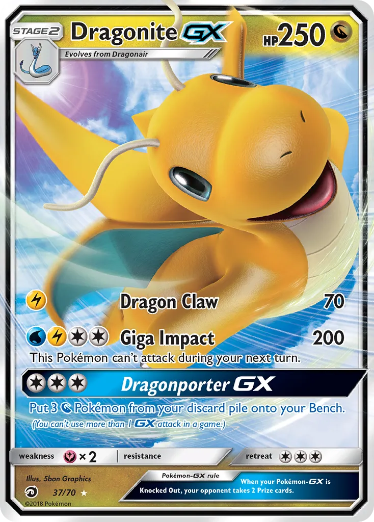 Dragonite-GX #37, Dragon Majesty