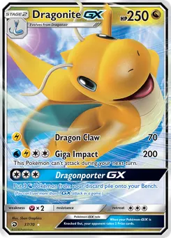 Dragonite-GX #37, Standard