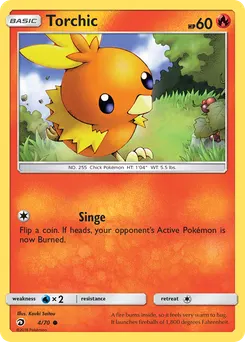 Torchic #4, Reverse Foil