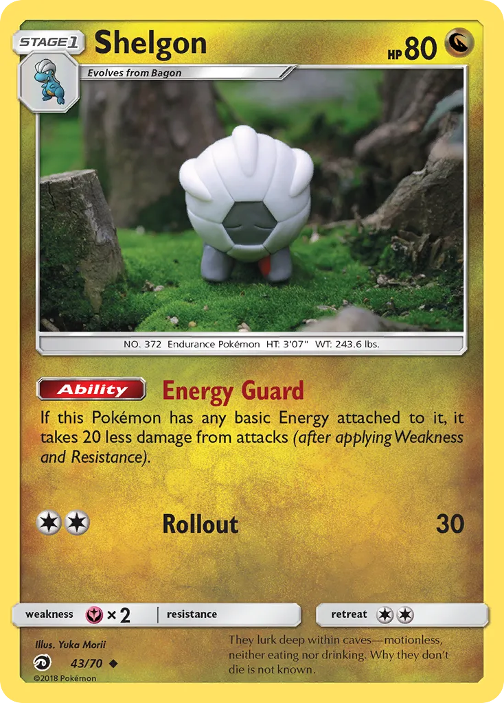 Shelgon #43, Dragon Majesty Reverse Foil