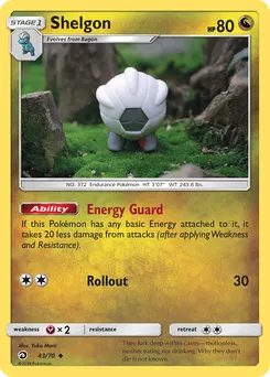Shelgon #43, Reverse Foil
