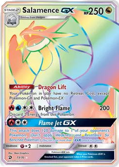 Salamence-GX #73, Secret