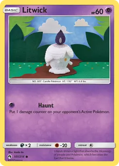 Litwick #101, Lost Thunder