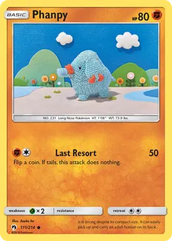 Phanpy #111, Lost Thunder