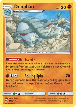 Donphan #112, Lost Thunder