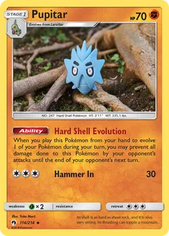 Pupitar #116, Lost Thunder