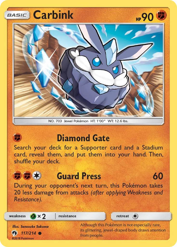 Carbink #117, Lost Thunder