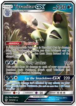 Tyranitar-GX #121, Standard