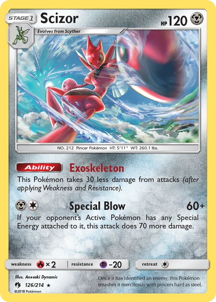 Scizor #126, Lost Thunder