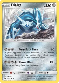 Dialga #127, Reverse Foil